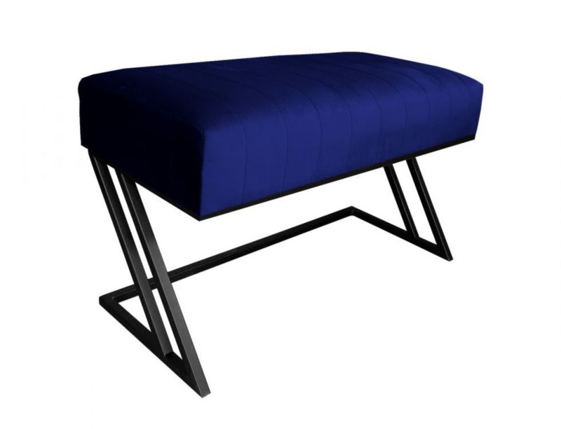 Ławka ROZALIA MG VELVET granatowa ATOS 1 szt.