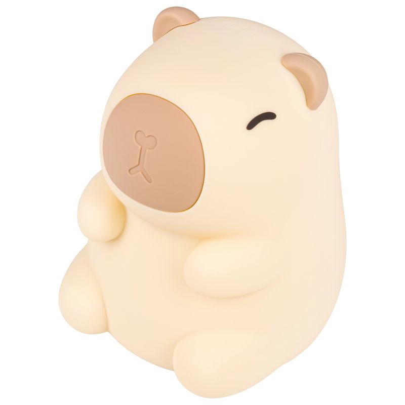 Lampka LED MasterLED Kapibara RGBWW 2,5W 3000K dziecięca nocna silikonowa USB 1 szt.