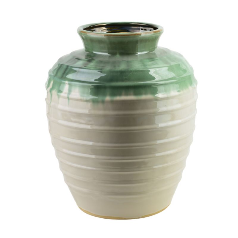 Wazon ceramika EVRO EVRO 32,5x32,5x39,5 cm zielony 1 szt