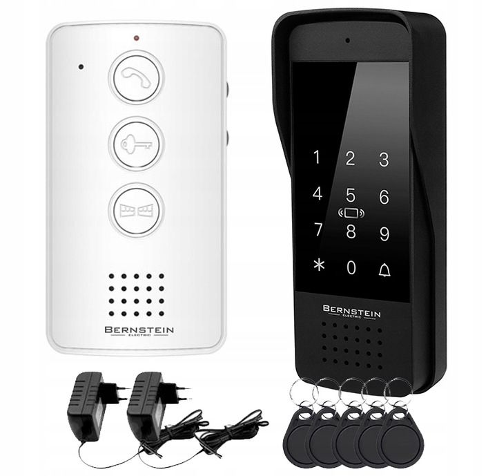Domofon ADS-03RU Bernstein szyfrator breloki 2 wyjścia głośnomówiący white 1szt.