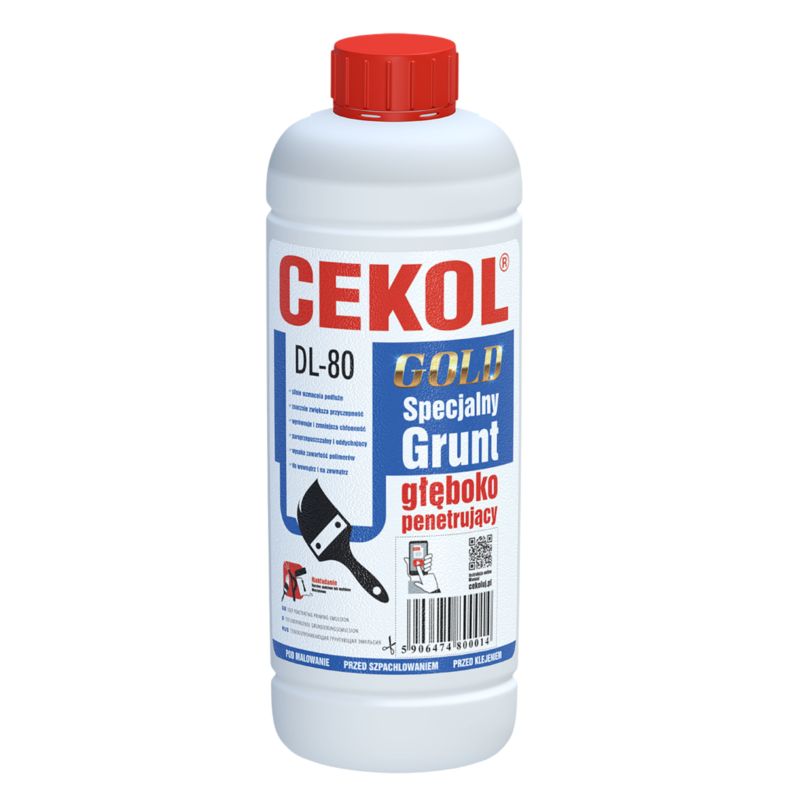 Grunt głęboko penetrujący Cekol DL-80 1 l