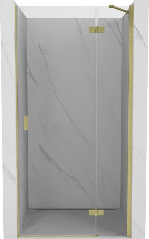 Drzwi prysznicowe Mexen Mist-H złote szczotkowane 70 cm 1 szt