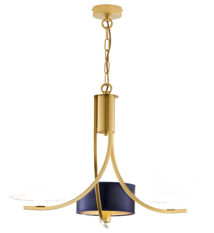 Lampa sufitowa Jupiter ARTHUR złota 3xE27x40W IP20 wym:71x65x65 cm - 1 szt.