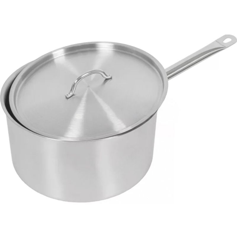 Rondel Mega-M gastronomiczny wysoki ze stali nierdzewnej z pokrywką 9,8l 28x16cm 1szt.