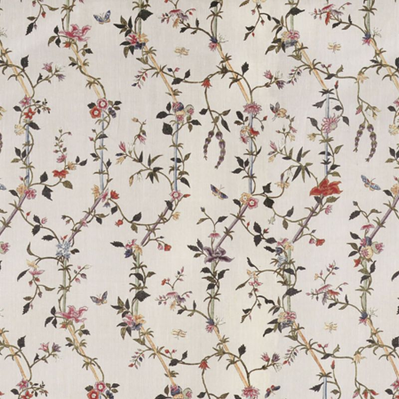 fototapeta Sanders & Sanders kwiaty różowymIzielonym 424 x 280 cm - 1 rol.