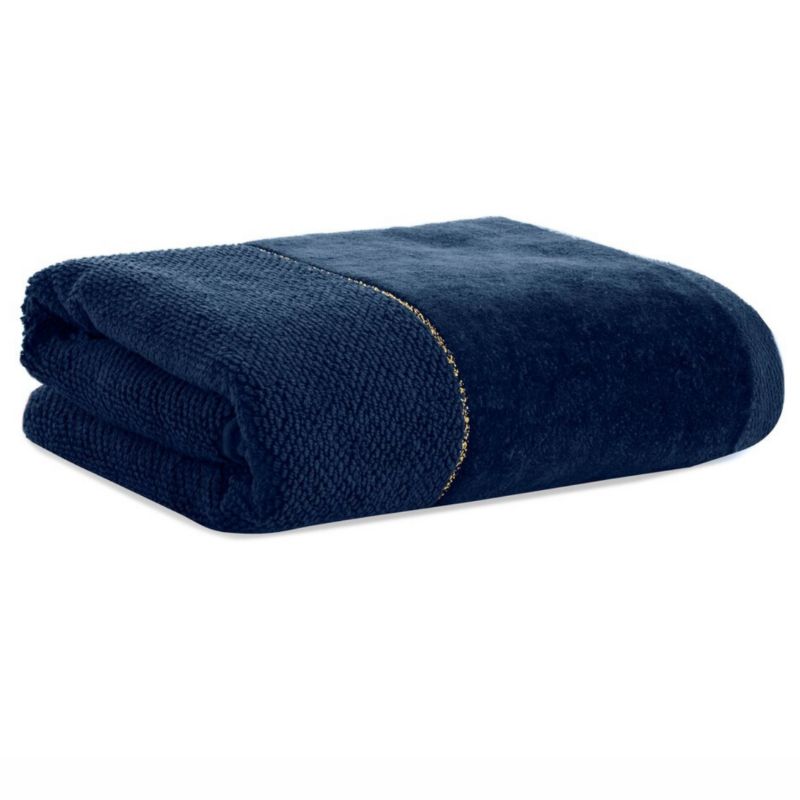 Ręcznik Kąpielowy Aria Eurofirany Granatowy Bawełniany 50X90 Cm 1 Szt.
