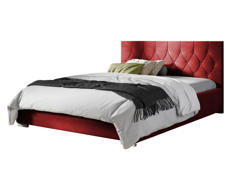 Łóżko tapicerowane MIRJAN 24 Sky Tap 120x200 poziomkowy 1 szt.