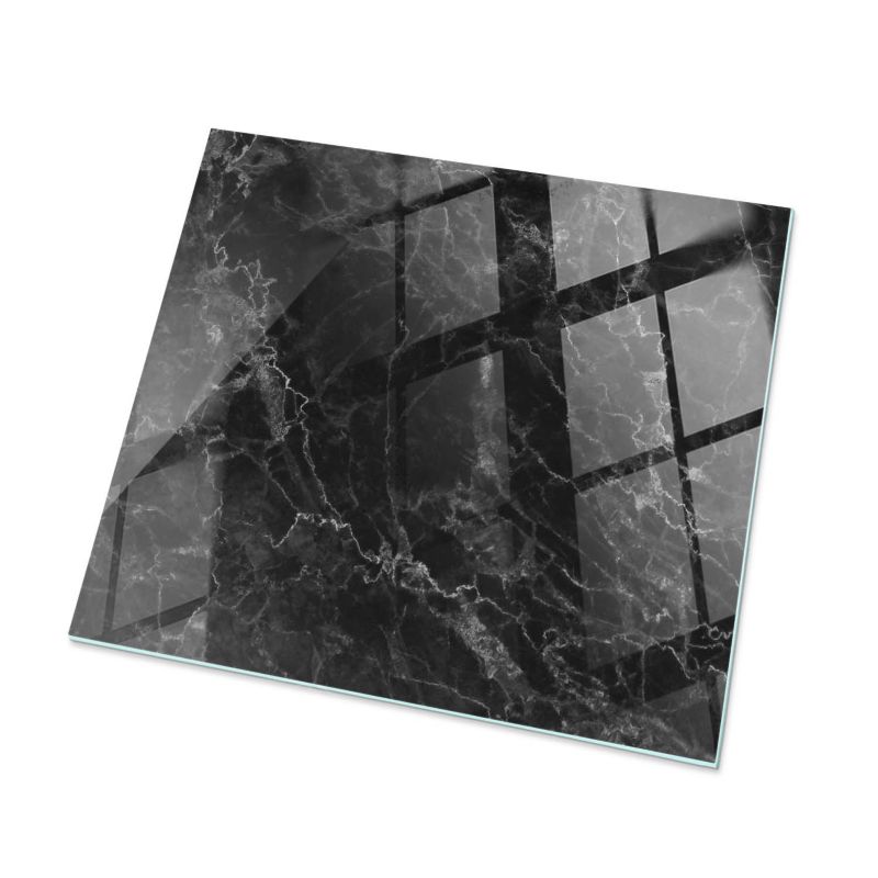 Szklany Blat ArtPrintCave 60x60 cm Wzór marmurowy z żyłkami Stolik Kawowy Na Taras Ogród Zimowy Styl 1 szt.