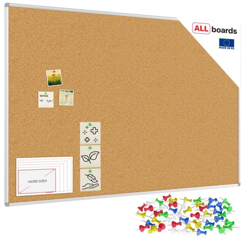 Tablica korkowa 180x120 cm ALLboards rama aluminiowa 1 szt.