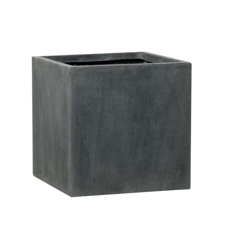 Doniczka Zadora Z Włókna Szklanego Na Taras Do Domu D92B grafitowy beton 1 szt