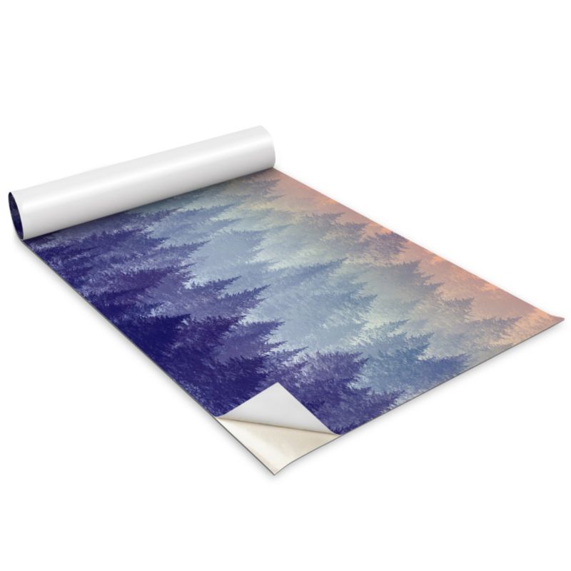 Okleina Meblowa Wallfluent 100x50 cm Las mgła Folia Na Meble I Szafki 1 rol.