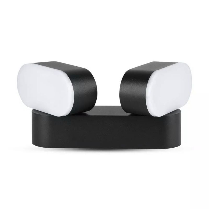 Kinkiet ścienny zewnętrzny V-TAC czarno-biały LED 12W 3000K 1100lm IP65 wym: 5,4 x 23 x 9,7 cm aluminium - 1 szt.