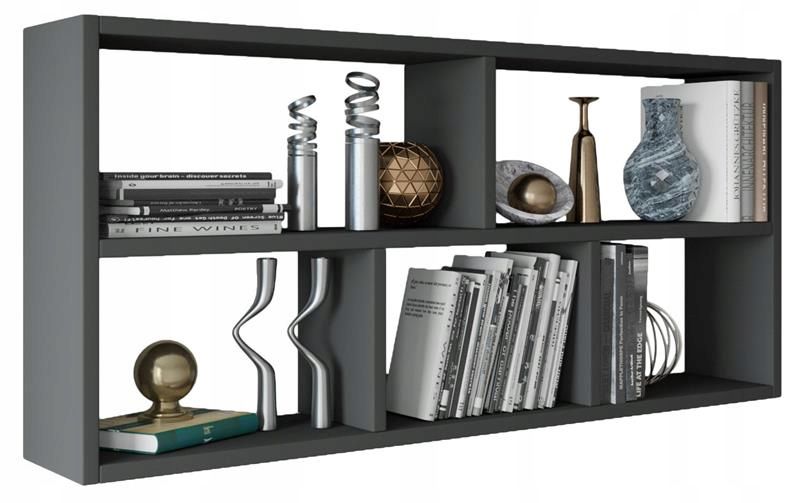 Półka Matkam wisząca TEO ścienna Per antracyt 1 szt.