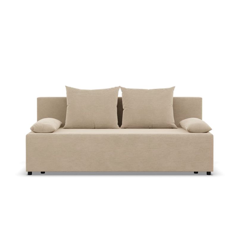 Kanapa TYLETEGOTU rozkładana VISTA sztruks beżowy 1 szt