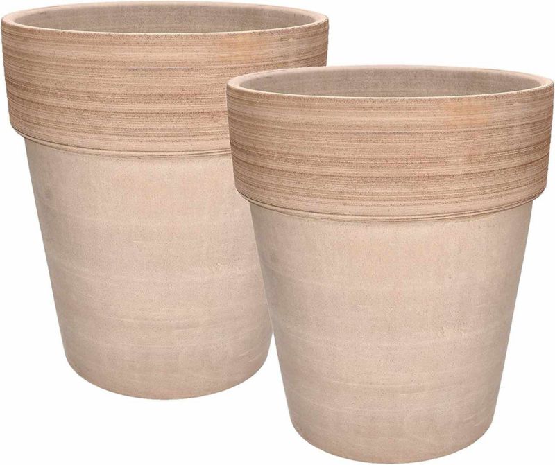 Doniczka gliniana KOTARBAU 23 donica ceramiczna terakota 2 szt..