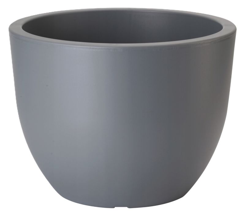 Doniczka okrągła Form plastic Muna antracyt 35 cm 1szt