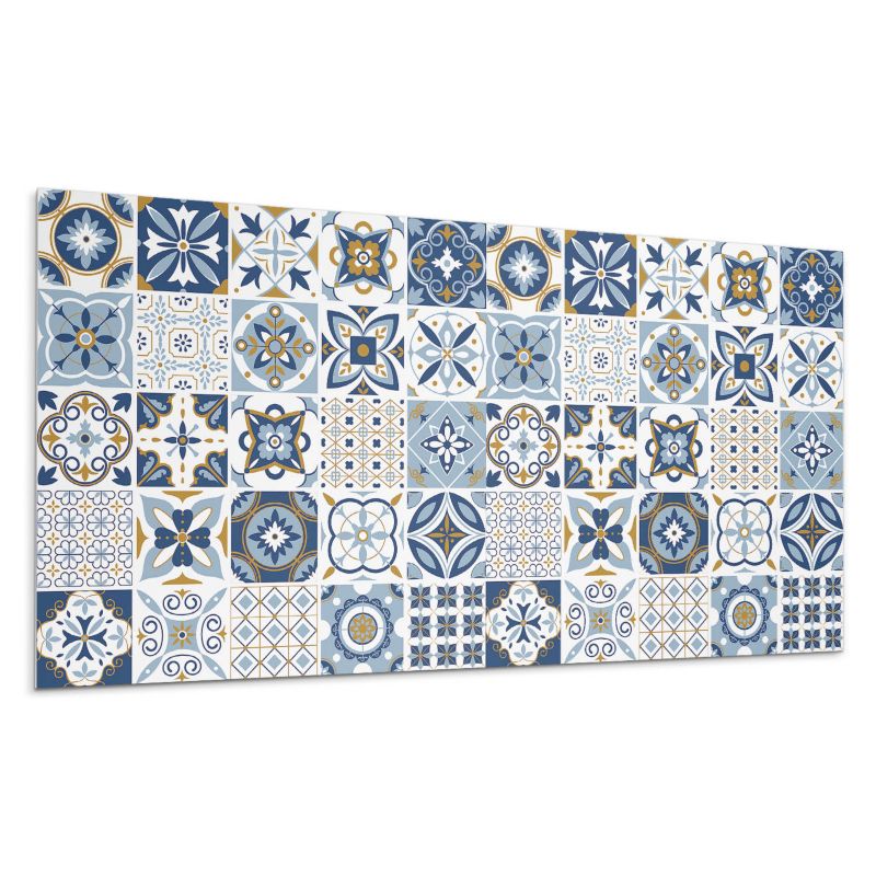 Kafelki samoprzylepne Wallfluent 40x20 cm Motywy ornamentów kaflowych 10 szt.