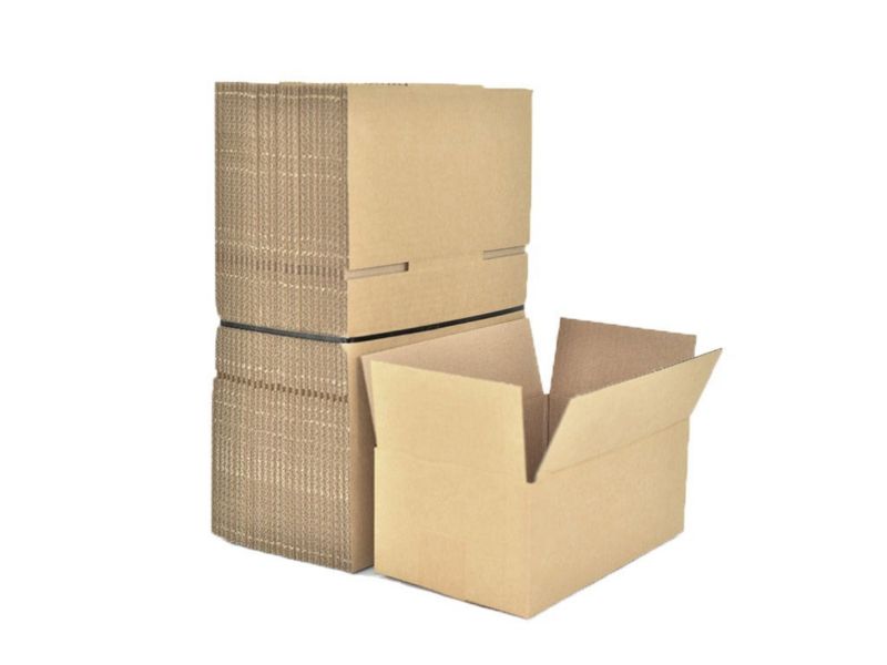 Kartony klapowe Neopak 250x120x80mm Fala B400, pakiet 50szt