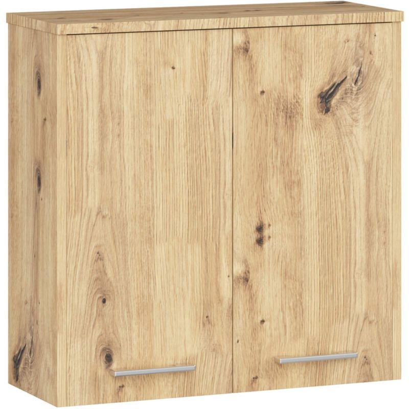 Szafka łazienkowa Akord Fin Dąb Artisan 60 cm 2 drzwi kolor Dąb Artisan mat 2 półki 60x22,5x60 cm 1 szt.