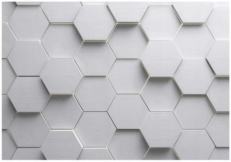 Fototapeta WALLARENA Dla Dzieci Na Flizelinie Dla Chłopca Gaming Heksagony 250x175 cm 1 szt.