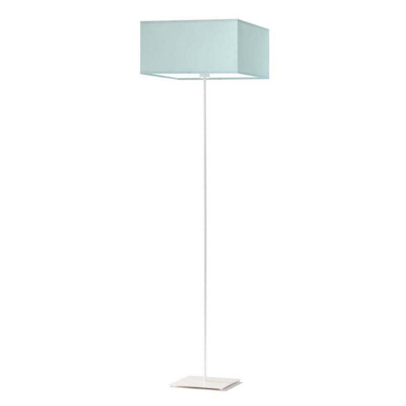 Lampa stojąca Volta Light Factory podłogowa z abażurem miętowy kwadrat MOTO 1szt.