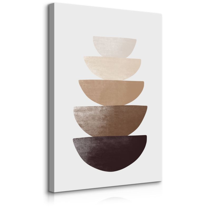 Obraz Muralo Do Salonu Pastelowe Naczynia Styl Boho Abstrakcja 40x50 cm 1 szt.