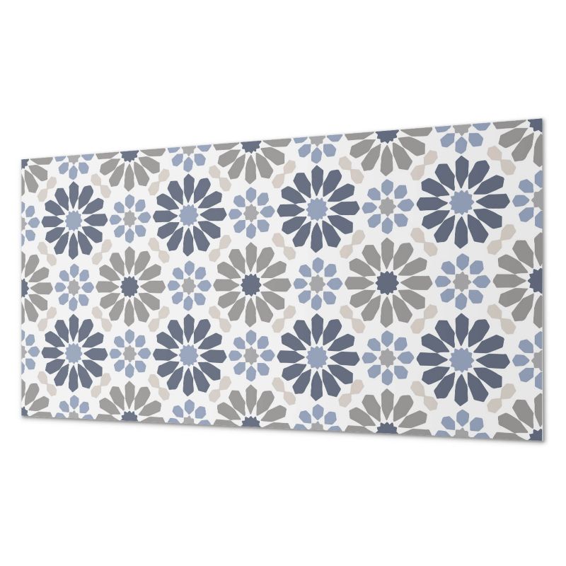 Panel Winylowy Ścienny ArtPrintCave 120x60 cm Wzór kwiatowy w symetrii 1 szt.