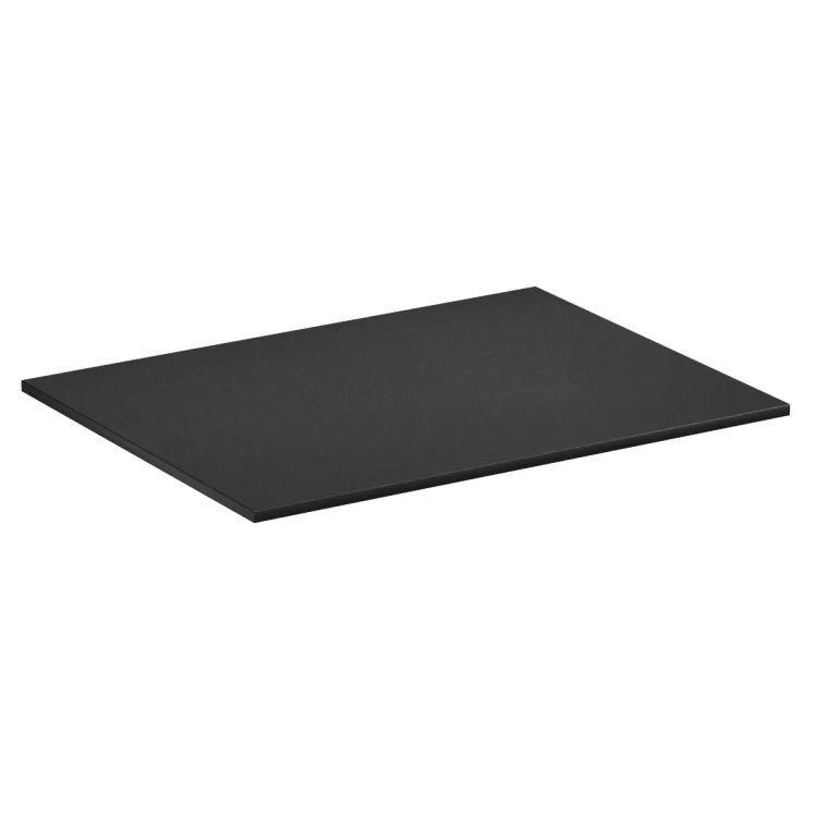 Blat łazienkowy KROFAM kompaktowy 50 cm czarny struktura kamienia 1 szt.