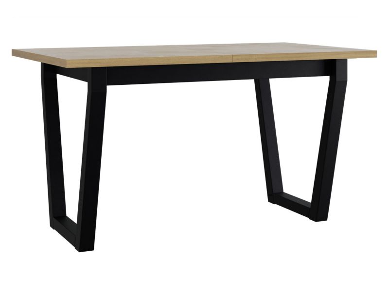 Stół rozkładany MIRJAN 24 Ikon II 80x140/180 sonoma + czarny metal 1 szt.