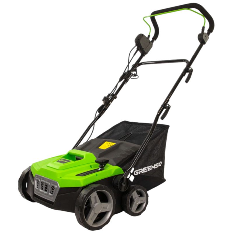 Wertykulator elektryczny Greenso WE38-1800 aerator 2w1 moc 1800 W szerokość 38 cm 1 szt.