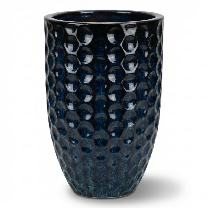 Doniczka ceramiczna Provencelia MEROVEE szkliwiona mrozoodporna 23 x 35 cm Lodowy błękit 1szt