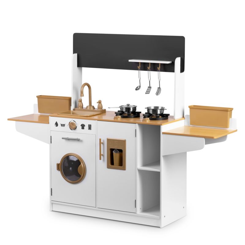 Kuchnia drewniana do zabawy RicoKids RC-836 duża XXL + ackesoria 1 szt.