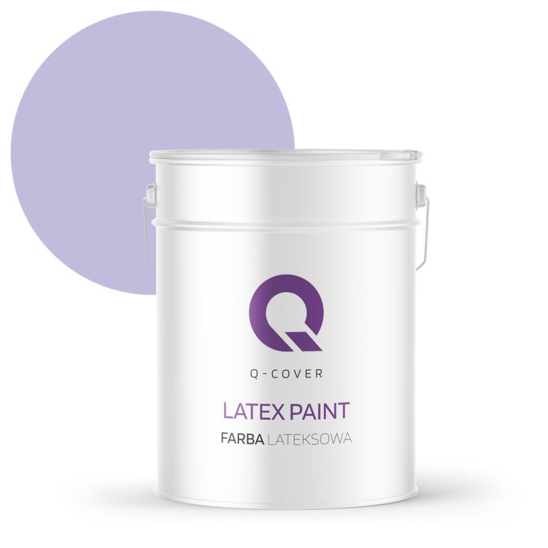 Farba Lateksowa Do Ścian i Sufitów Q-Cover Fioletowy jasny H2651 Głęboki Mat 10L