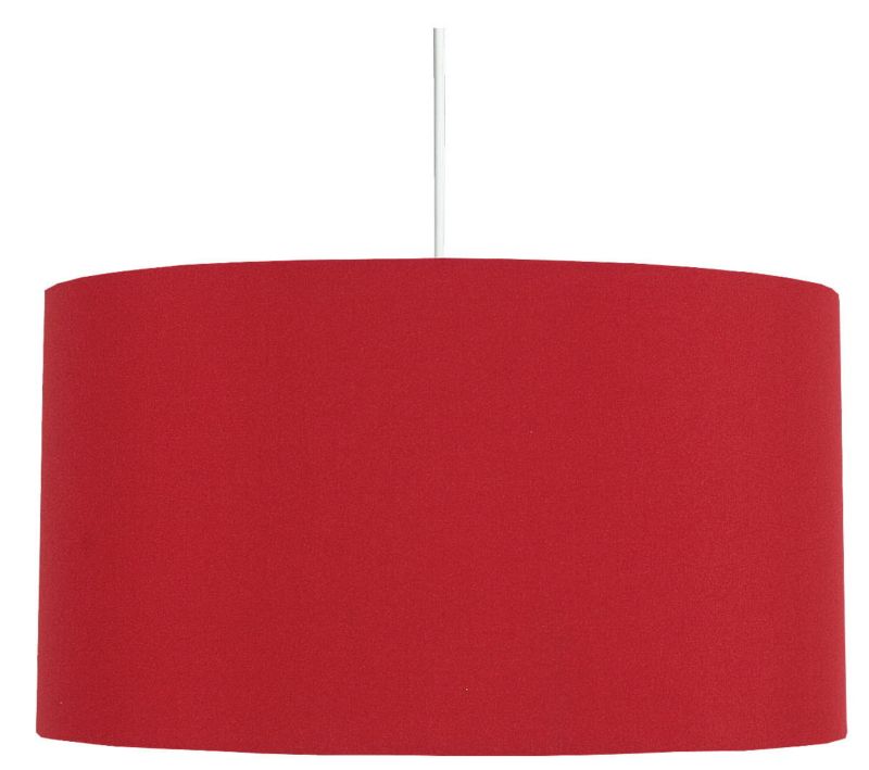Lampa sufitowa Candellux Onda biało-czerwona wym: 90 x 40 x 40 cm 1xE27 x 60W 1 szt.