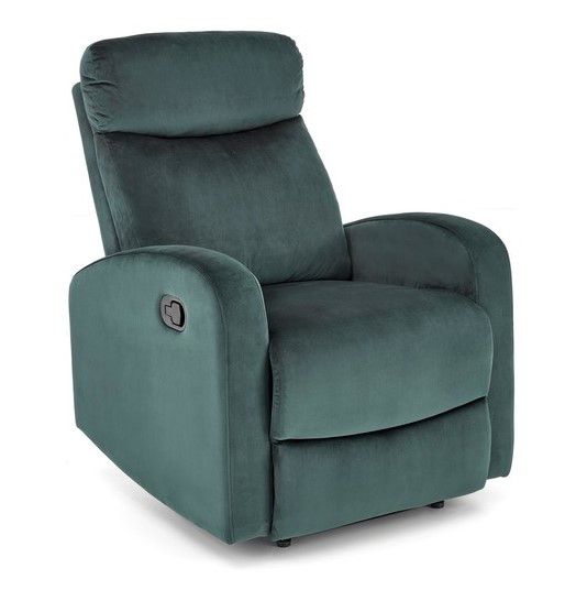 Fotel rozkładany Halmar WONDER VELVET ciemno zielony 1 szt.