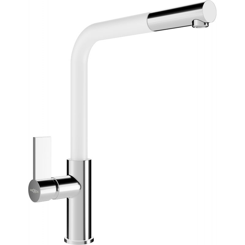 Bateria kuchenna Mexen Flora chrom/biała 1 szt.