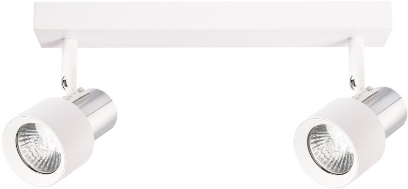 Spot Milagro Cino 2 x GU10 biały / chrom