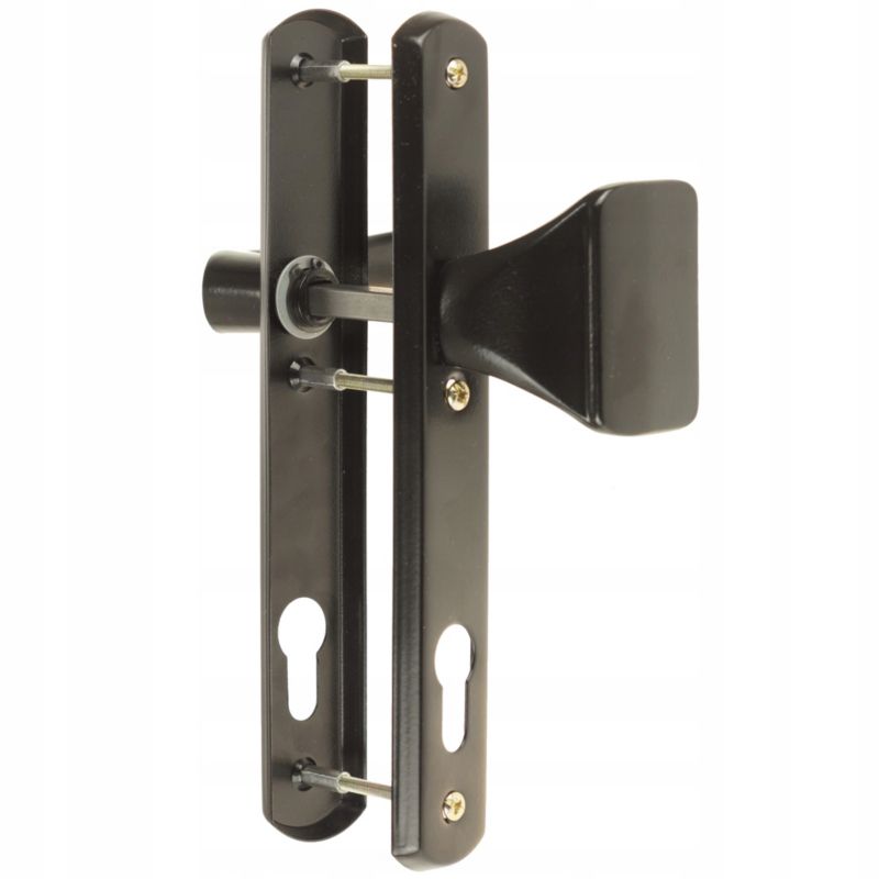 Pochwyt FEINZ Klamka Wąski Czarny Do Furtki 90 Mm Wkład Strona Prawa Zewnętrzna 1 szt.