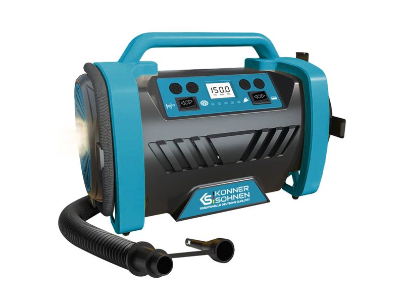 Kompresor samochodowy powietrza Könner & Söhnen 35l/min 150psi 1 szt.