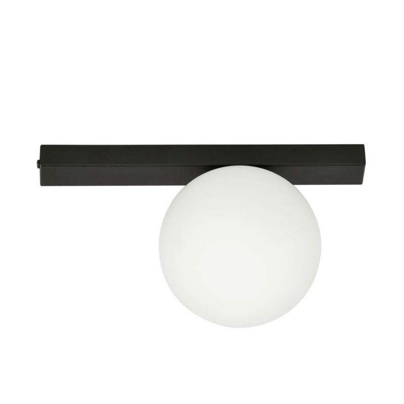 Lampa sufitowa Emibig Fit czarno-biała wym: 17 x 30 cm 1xE14 x 10W 1 szt.