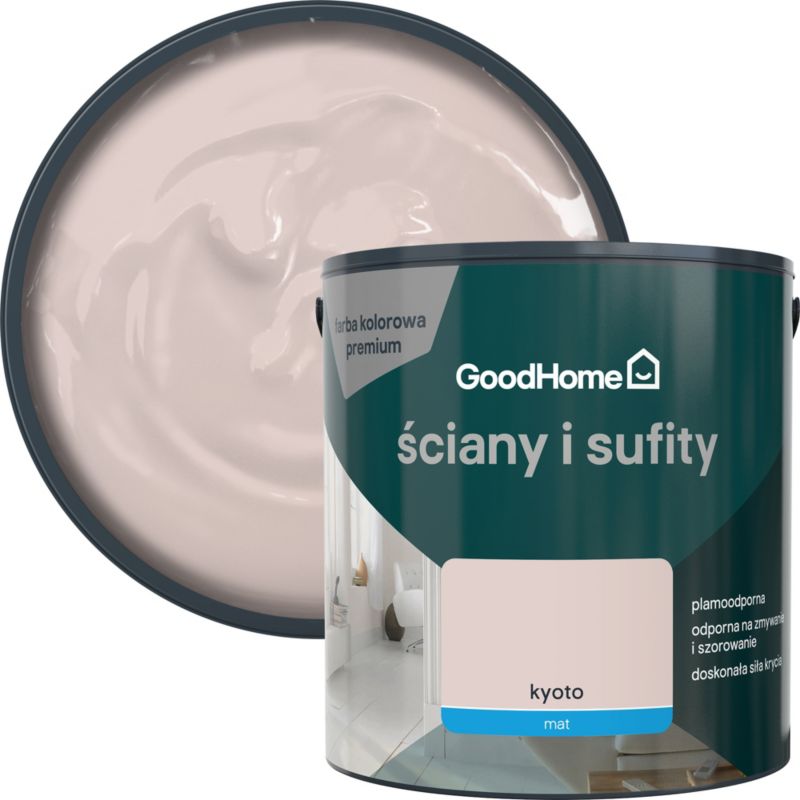 Farba plamoodporna GoodHome Premium Ściany i Sufity kyoto 2,5 l