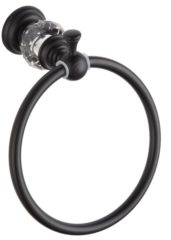 Wieszak na ręcznik Mexen Estela czarny 16x20,5 cm 1 szt.