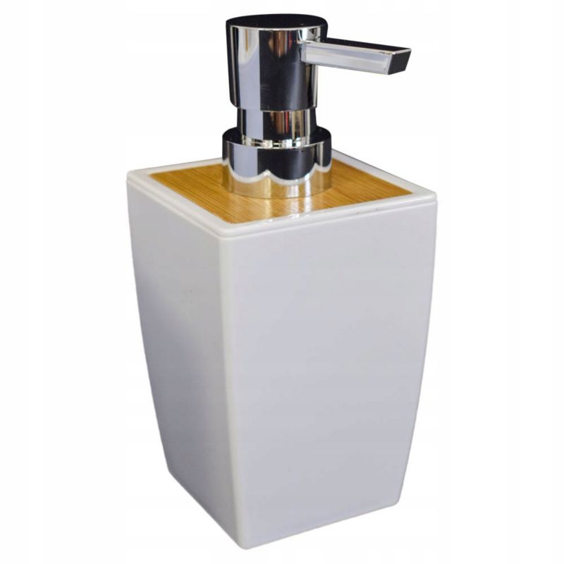 Dozownik mydła Sepio 370 ml bambusowe elementy 1 szt.