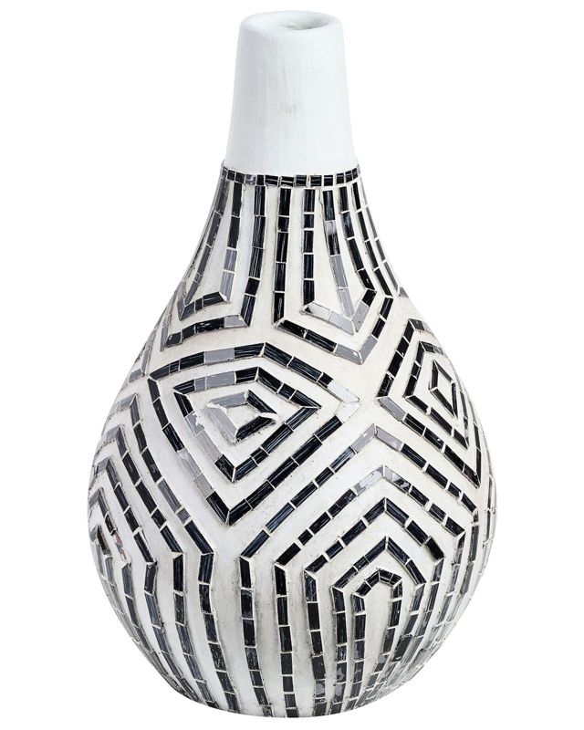 Wazon dekoracyjny Ombilin Ceramika Biały 1 szt.