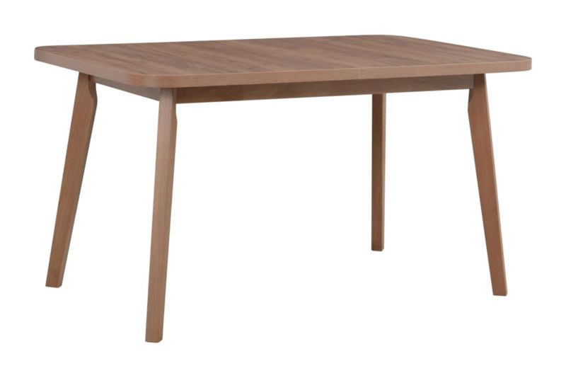 Stół rozkładany Bettso Oslo 6 z zaokrąglonym blatem i subtelnym wcięciem na nogach orzech jasny 1szt