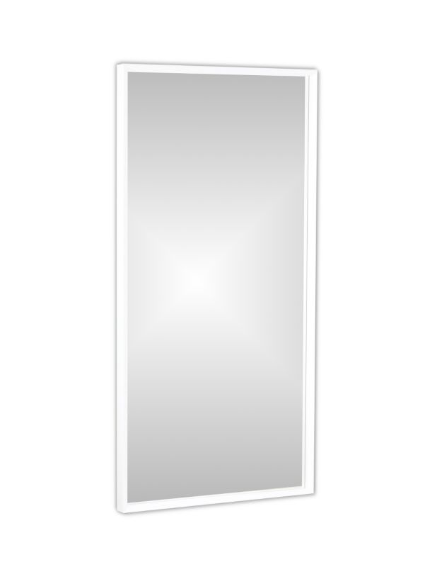 Lustro wiszące Profilmat 160x60 w ramie białej kasetonowej z efektem głębi 1szt.