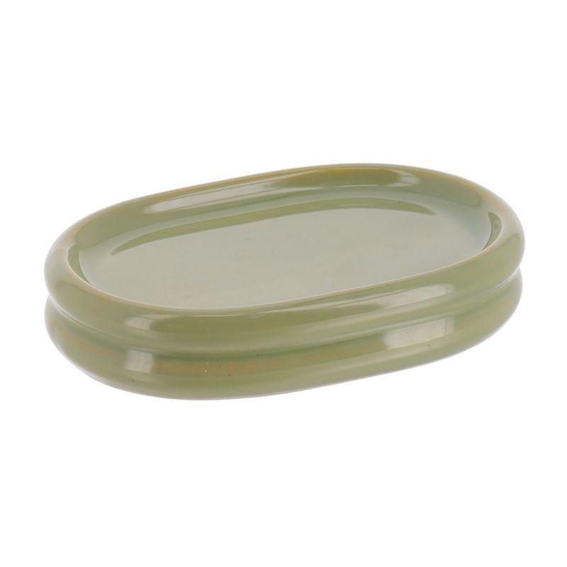 Mydelniczka łazienkowa Olive TENDANCE zielona owalna 13x9,3 cm 1 szt.