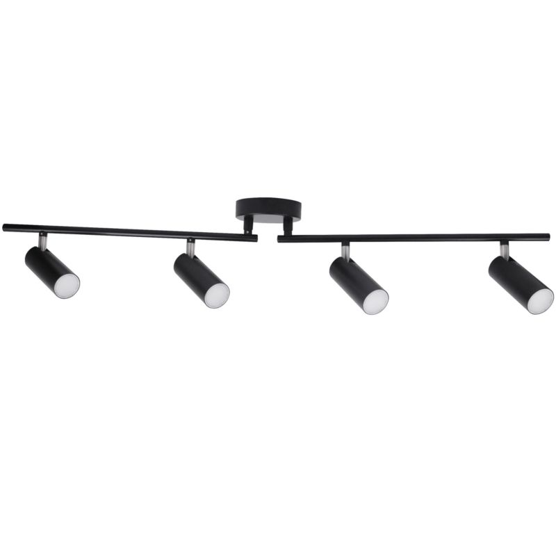 Listwa ścienno-sufitowa Sanico Goldlux GAVI 4 LED czarna 3000K IP20 - 1 szt.