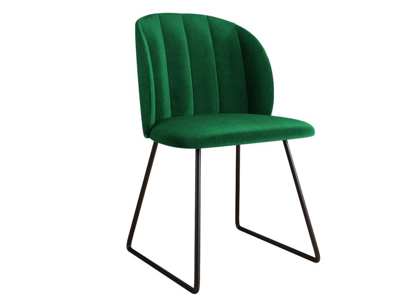 Krzesło MIRJAN 24 tapicerowane Tosiano 1 butelkowa zieleń 1 szt.
