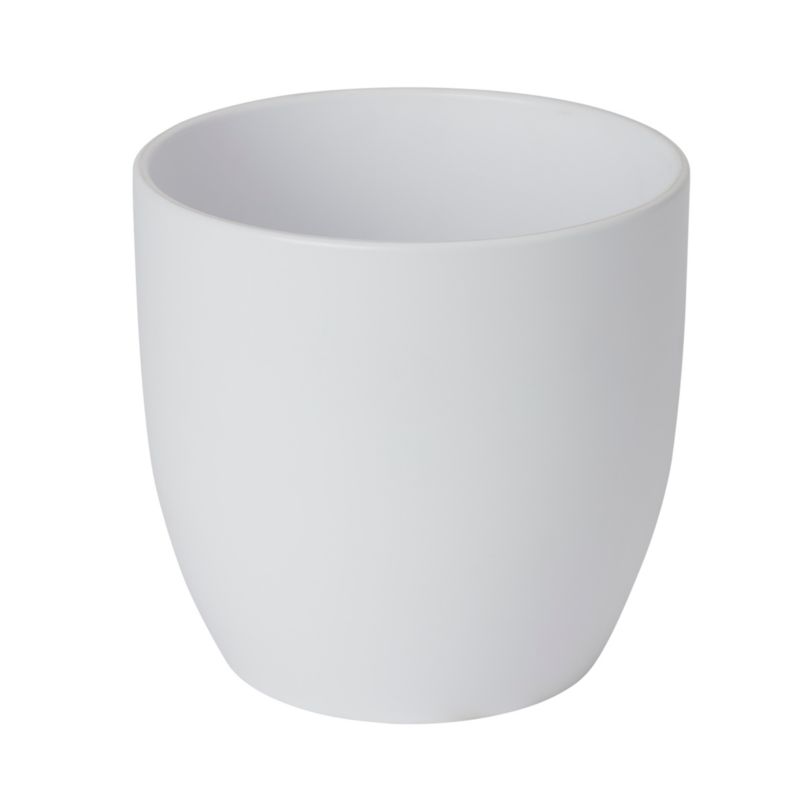 Doniczka ceramiczna GoodHome 17 cm biała